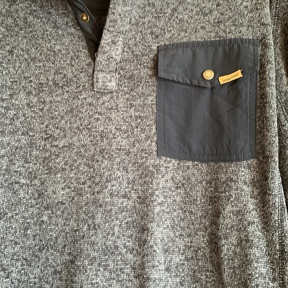 Woolrich Size Large Pullover Sweater Hoodie Blue Mens Clothing Fall Winter - Picture 2 of 4